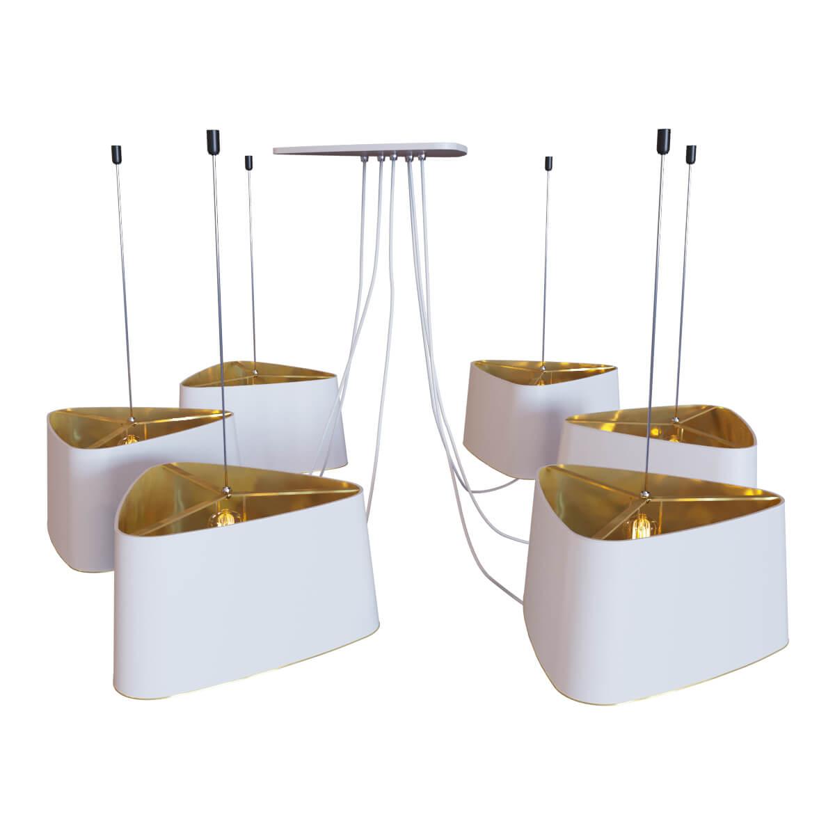 Люстра Loft1163-6WH