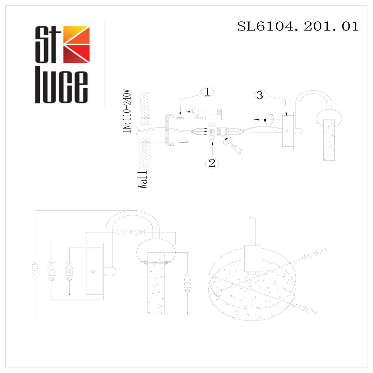 Бра SL6104.201.01