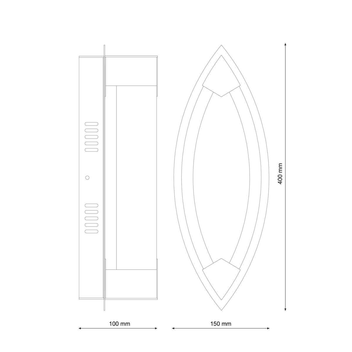 Бра Modena W172.1 Large LED400