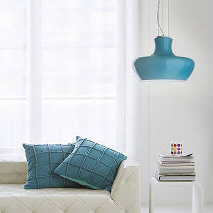 Подвесной светильник Aladino SP1 D30 Azzurro