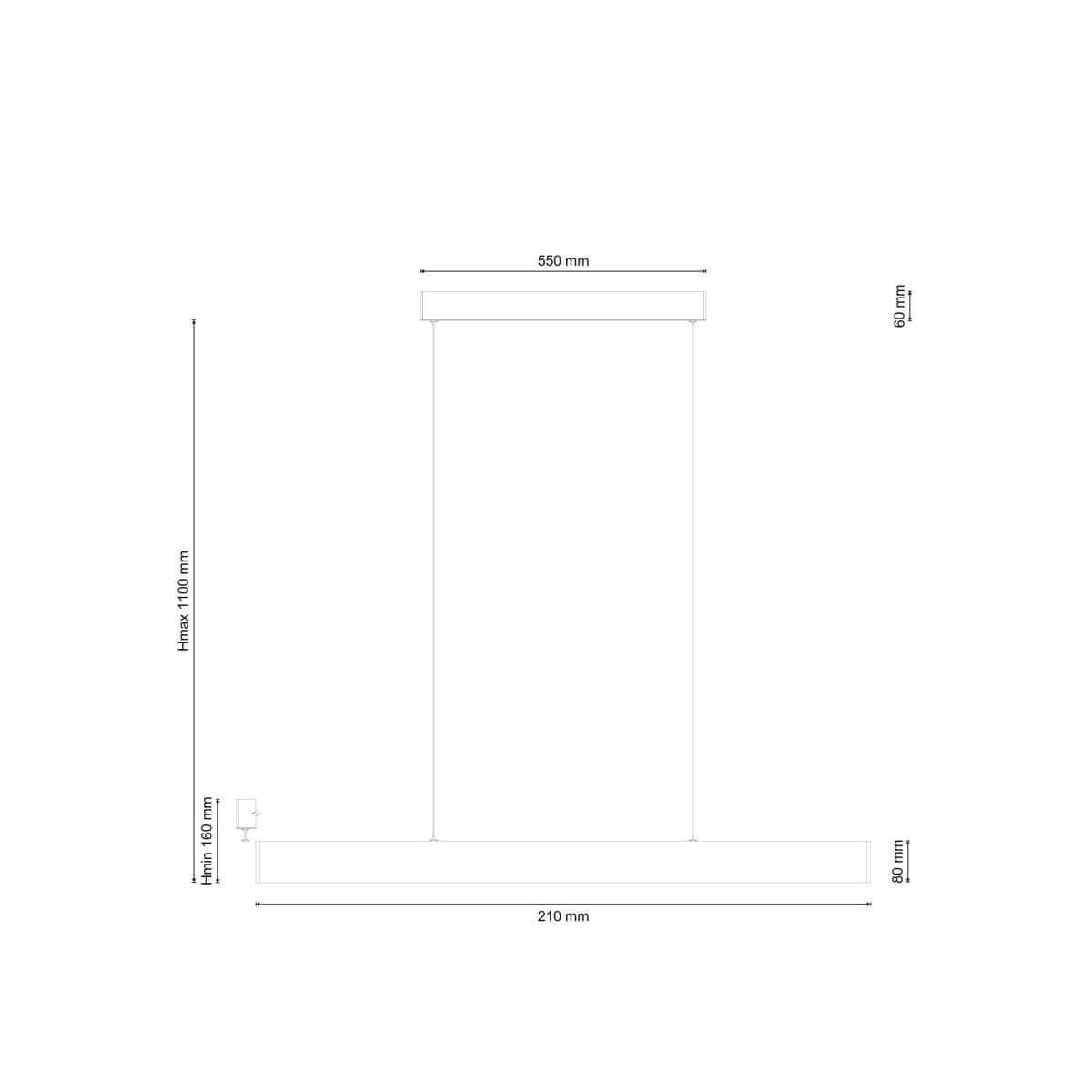 Подвесной светильник Aero 206.30 Bianco Led