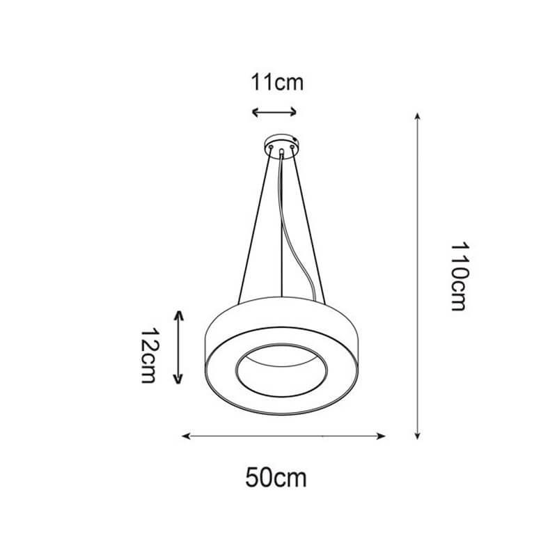 Люстра CL16086-1PD50-CHROME