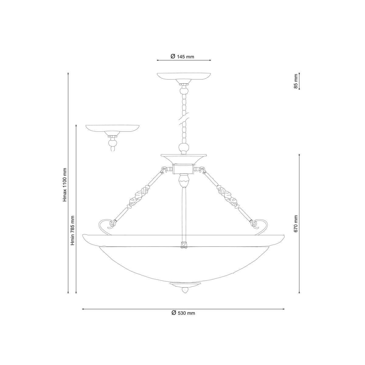 Подвесной светильник Pietra Isola 129.5