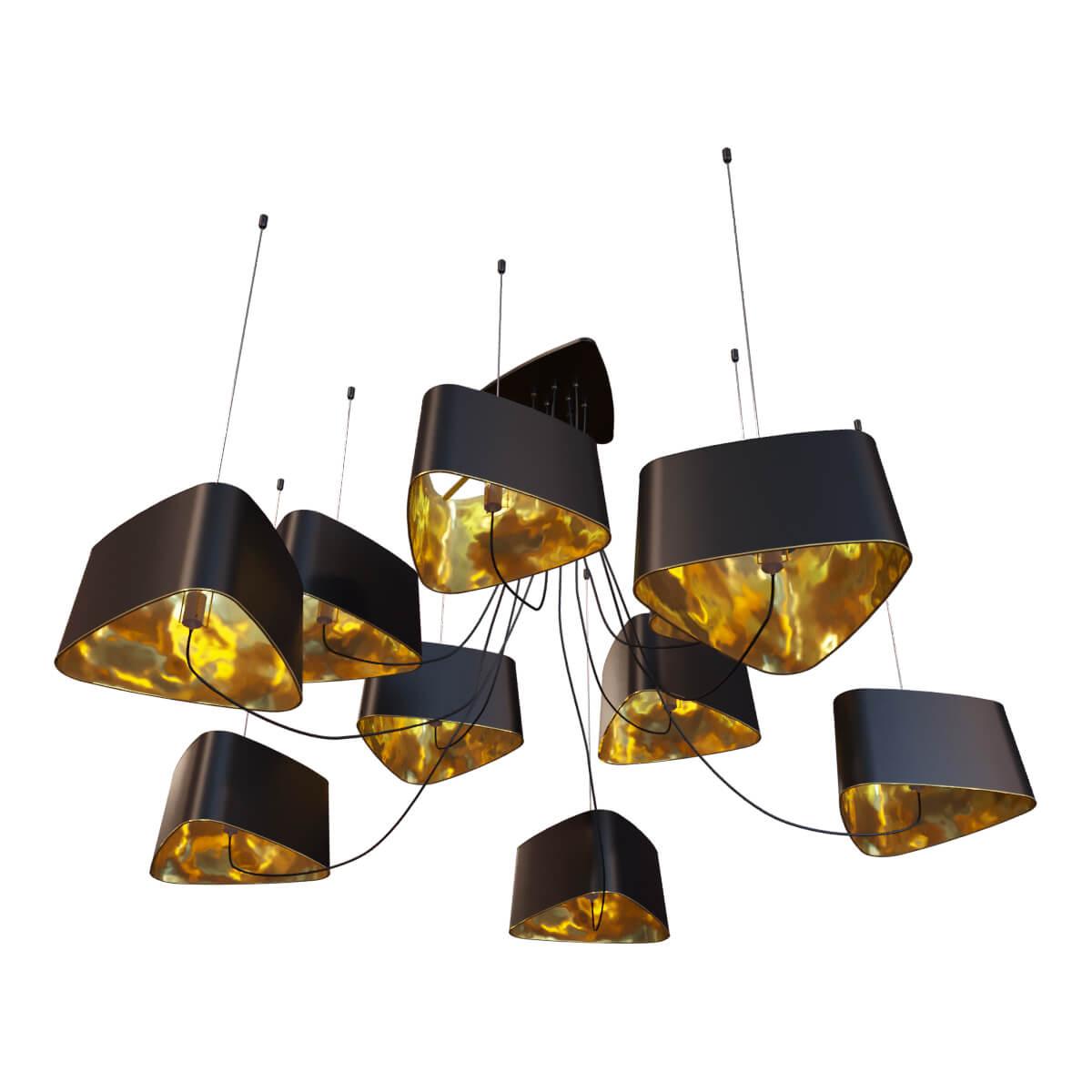 Люстра Loft1163-10BL