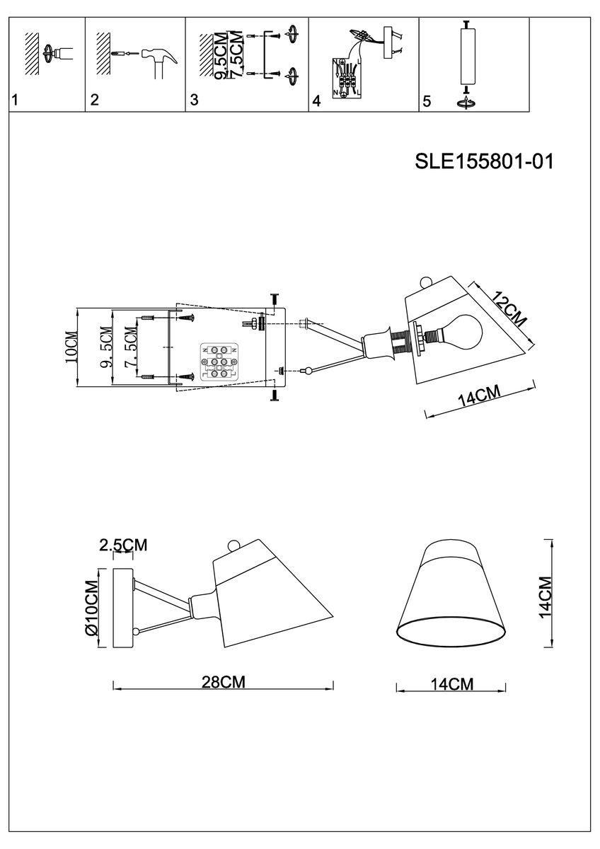 Бра SLE155801-01