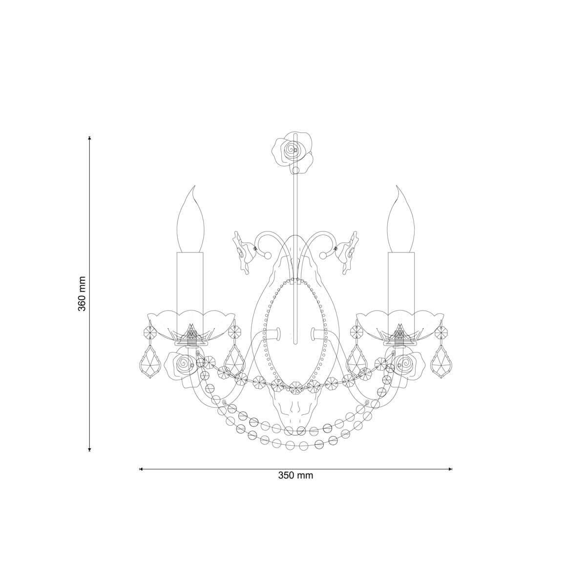 Бра Fiori Di Rose W186.2