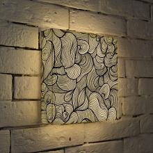 Лайтбокс Абстракция волны 25x25-119