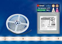 Светодиодная влагозащищенная лента Uniel (UL-00002564) 14,4W/m 48LED/m 2835SMD белый 3M ULS-P70-2835-48LED/m-10mm-IP65-DC24V-14,4W/m-3M-SPRF