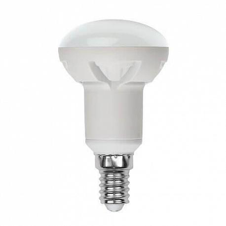 Лампа светодиодная диммируемая рефлекторная (08707) Uniel E14 6W 4500K матовая LED-R50-6W/NW/E14/FR/DIM