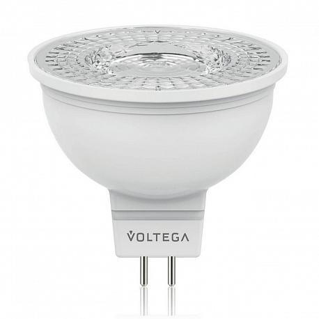 Лампа светодиодная Voltega GU5.3 4W 4000К прозрачная VG2-S1GU5.3cold4W 6950