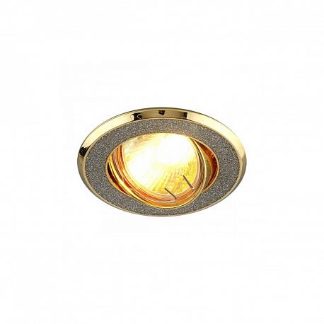 Встраиваемый светильник Elektrostandard 611 MR16 SL/GD серебряный блеск/золото a032238