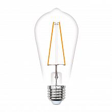 Лампа светодиодная филаментная Uniel E27 4W золотистая LED-ST64-4W/GOLDEN/E27 GLV22GO UL-00000848