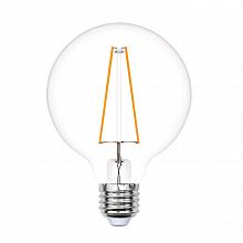 Лампа светодиодная филаментная Uniel E27 4W золотистый LED-G80-4W/GOLDEN/E27 GLV21GO UL-00000903 UL-00000903