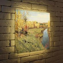 Лайтбокс Левитан Золотая осень 45x45-141