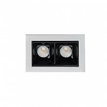 Встраиваемый светодиодный светильник Italline DL 3072 white/black