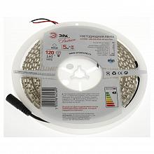 Светодиодная влагозащищенная лента ЭРА 9,6W/m 120LED/m 3528SMD холодный белый 5M LS3528-120LED-IP65-W-eco-5m