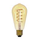 Лампа светодиодная филаментная Uniel E27 4W 2250K прозрачная LED-ST64-4W/GOLDEN/E27/CW GLV22GO UL-00001819