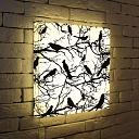 Лайтбокс Птицы зимой 45x45-021