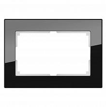 Рамка Werkel Favorit для двойной розетки черный WL01-Frame-01-DBL 4690389117220