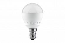 Лампа светодиодная E14 6,5W 2700K шар матовый 28242