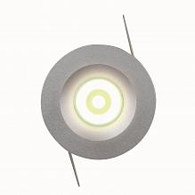 Встраиваемый светодиодный светильник Uniel ULM-R02-1W/NW IP20 SAND Silver 07624
