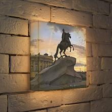 Лайтбокс Медный всадник 2 25x25-064