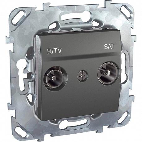 Розетка R-TV/SAT оконечная Schneider Electric Unica MGU5.455.12ZD
