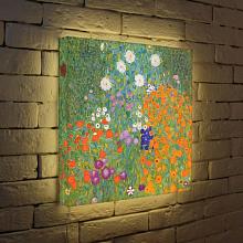 Лайтбокс Густав Климт Цветы 45x45-038