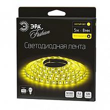 Светодиодная влагозащищенная лента ЭРА 9,6W/m 120LED/m 3528SMD желтый 5M LS3528-120LED-IP65-Y-5m