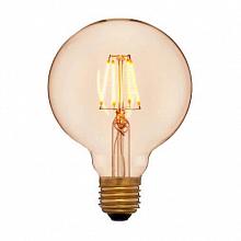 Лампа светодиодная филаментная E27 4W 2200K золотая 056-779a