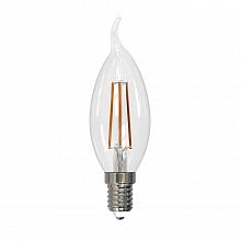 Лампа светодиодная филаментная Uniel E14 9W 3000K прозрачная LED-CW35-9W/3000K/E14/CL PLS02WH UL-00005168