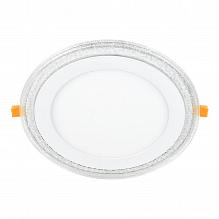 Встраиваемый светодиодный светильник Elektrostandard DLR024 12+6W 4200K Blue 4690389107115