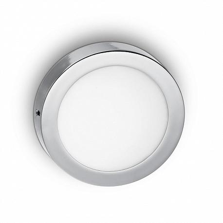 Настенно-потолочный светодиодный светильник Ideal Lux Universal AP1 18W Round Cromo