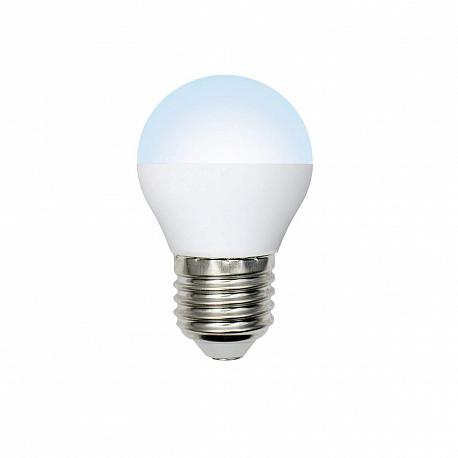 Лампа светодиодная (10216) E27 6W 4500K матовая LED-G45-6W/NW/E27/FR/O