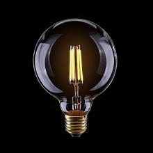 Лампа светодиодная филаментная диммируемая Voltega E27 4W 2800К шар прозрачный VG10-G95Cwarm4W 7014