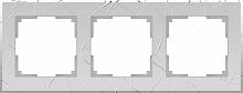 Рамка Vitel на 3 поста серебряный WL06-Frame-03 4690389054334