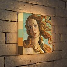 Лайтбокс Боттичелли Голова Венеры 25x25-153