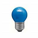 Лампа накаливания Paulmann Е27 25W синяя 40134