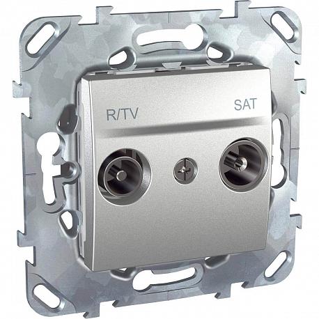 Розетка R-TV/SAT проходная Schneider Electric Unica MGU5.456.30ZD