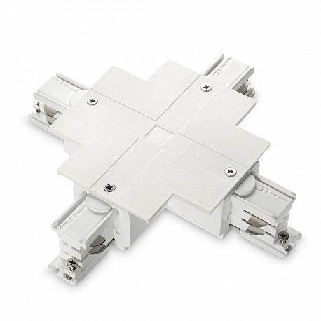 Коннектор X-образный Ideal Lux Link Trim X-Connector White