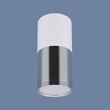 Потолочный светодиодный светильник Elektrostandard DLR028 6W 4200K белый матовый/хром 4690389121975