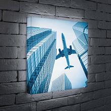 Лайтбокс Самолет 45x45-025