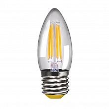Лампа светодиодная филаментная Voltega E27 4W 4000К прозрачная VG10-C1E27cold4W-F 8335