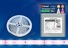 Светодиодная влагозащищенная лента Uniel (0UL-00002565) 14,4W/m 70LED/m 2835SMD фиолетовый 3M ULS-P75-2835-70LED/m-10mm-IP65-DC24V-14,4W/m-3M-SPSB