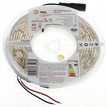Светодиодная влагозащищенная лента ЭРА 4,8W/m 60LED/m 3528SMD теплый белый 3M LS3528-60LED-IP65-WW-eco-3m
