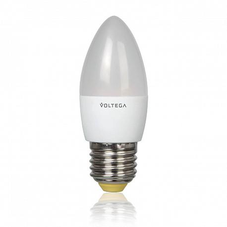 Лампа светодиодная Voltega E27 5.4W 4000К матовая VG4-C2E27cold5W 5744