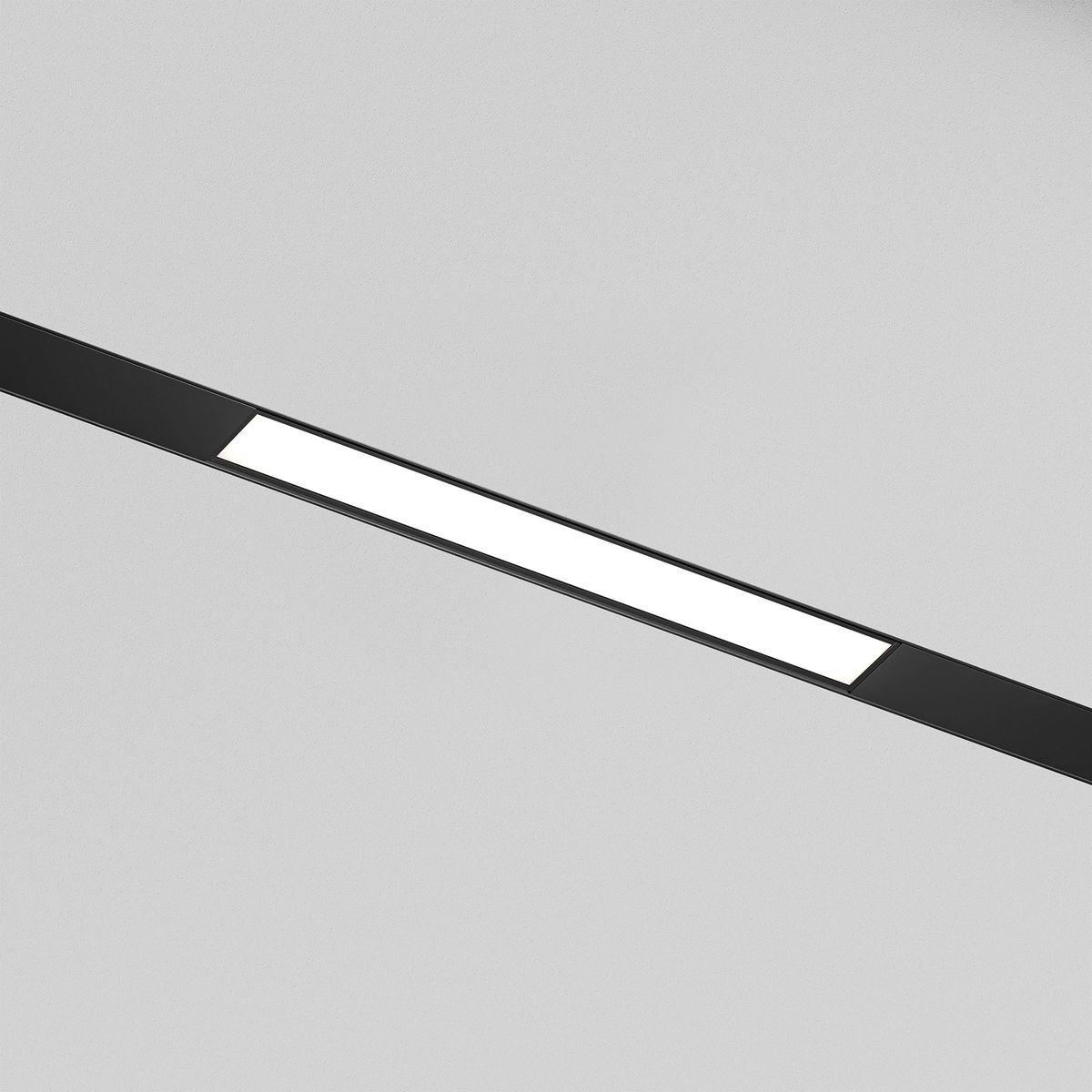 Трековые светильник Трековый светильник DENKIRS SMART LINEAR Zigbee черный металл