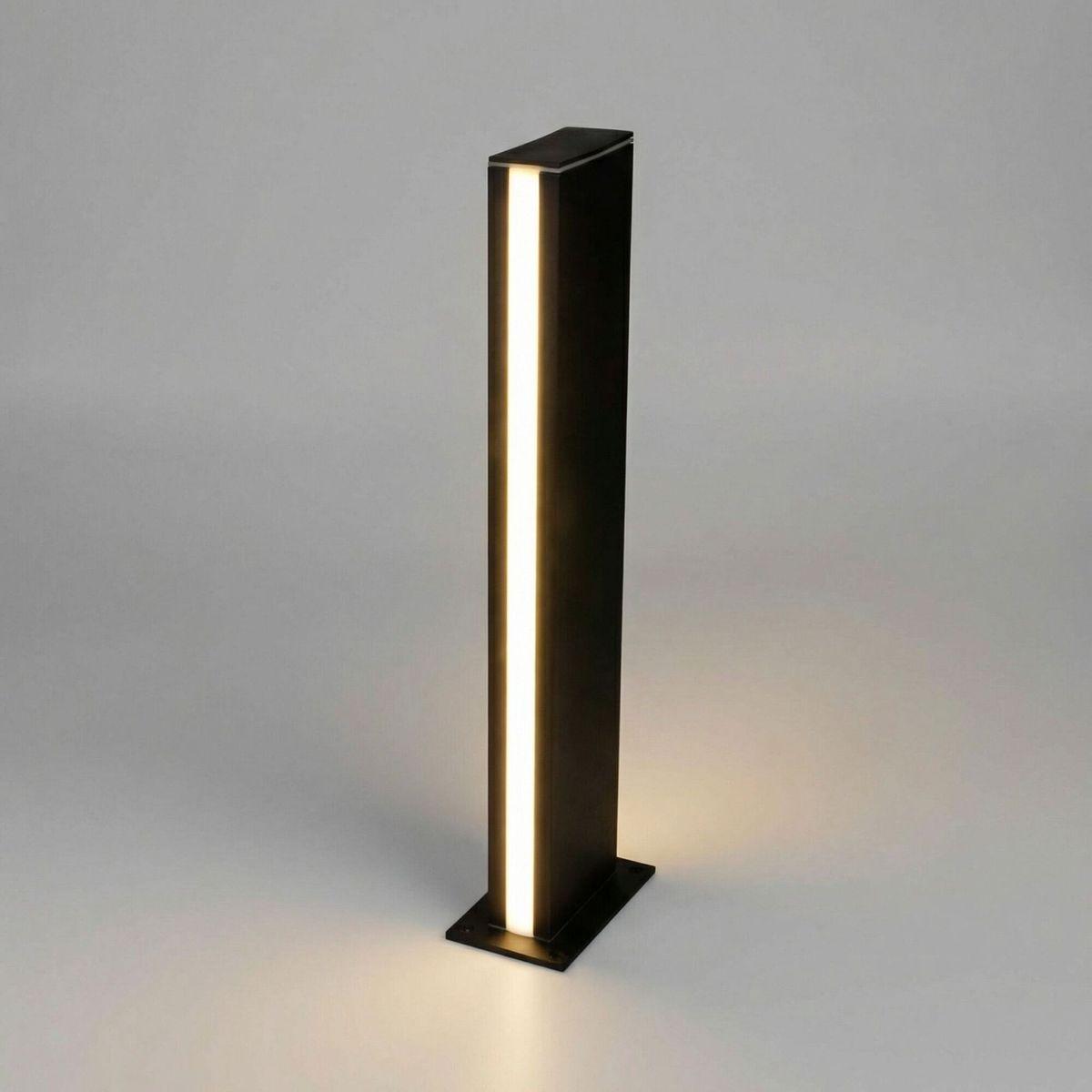 Уличное освещение Ландшафтный светодиодный светильник Elektrostandard Flat 1538 TECHNO LED a072089 черный металл
