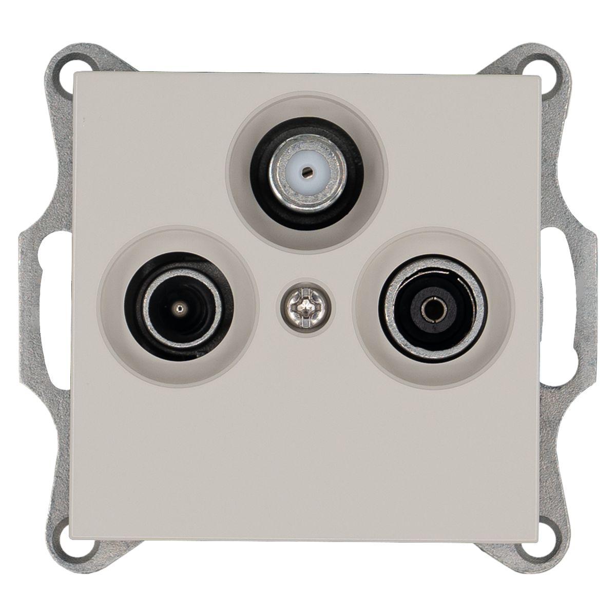 Электротовар Розетка TV+FM+SAT Jasmart G6206T