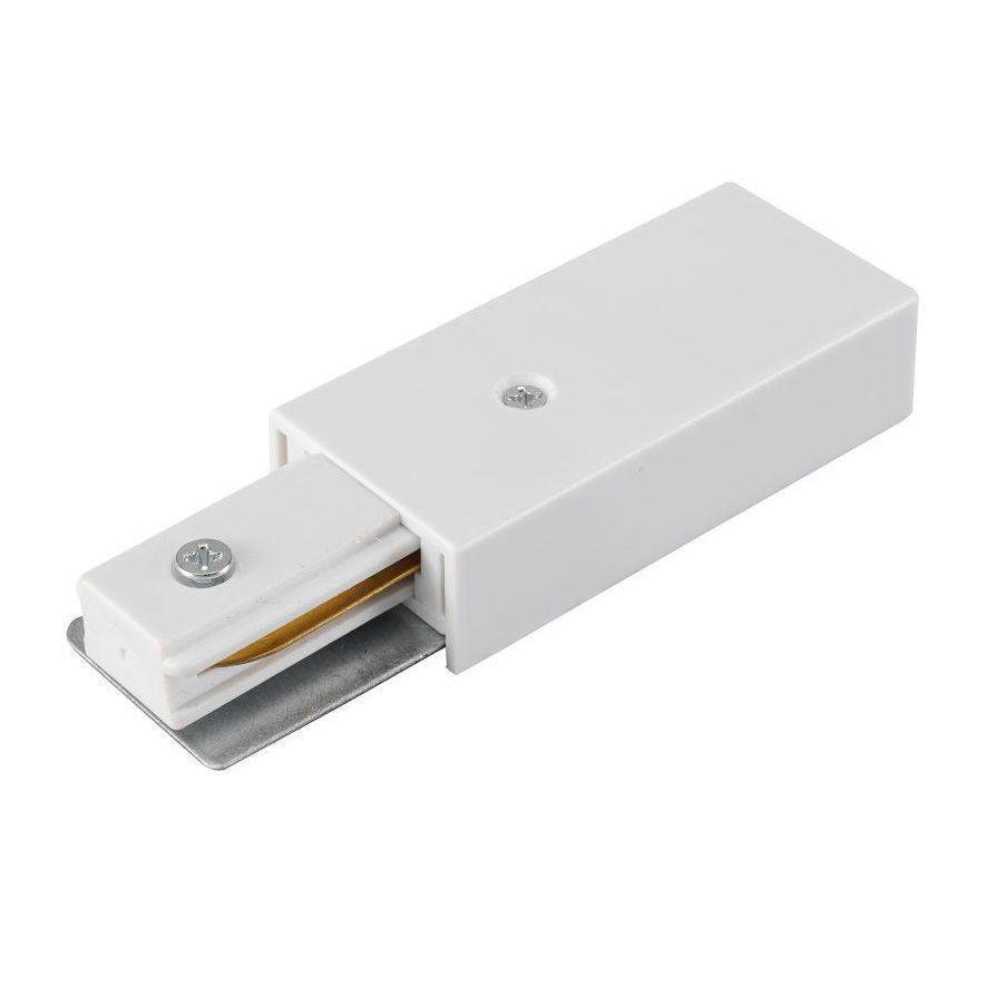 Трековые систем Коннектор прямой Lucia Tucci LTP-CN001S-W белый металл